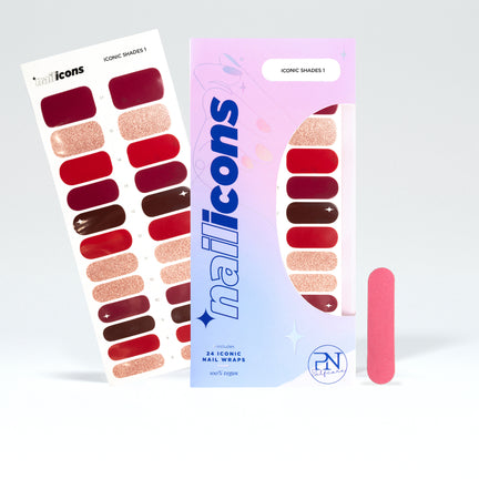 Stickers ongles PN NailIcons Iconic Shades n°1 - 24 pcs