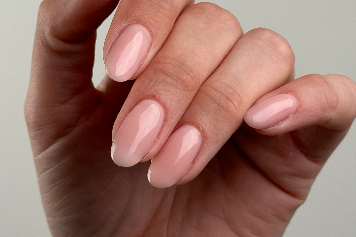 Pastel Brushstroke Nails: A 2025 BIAB Twist