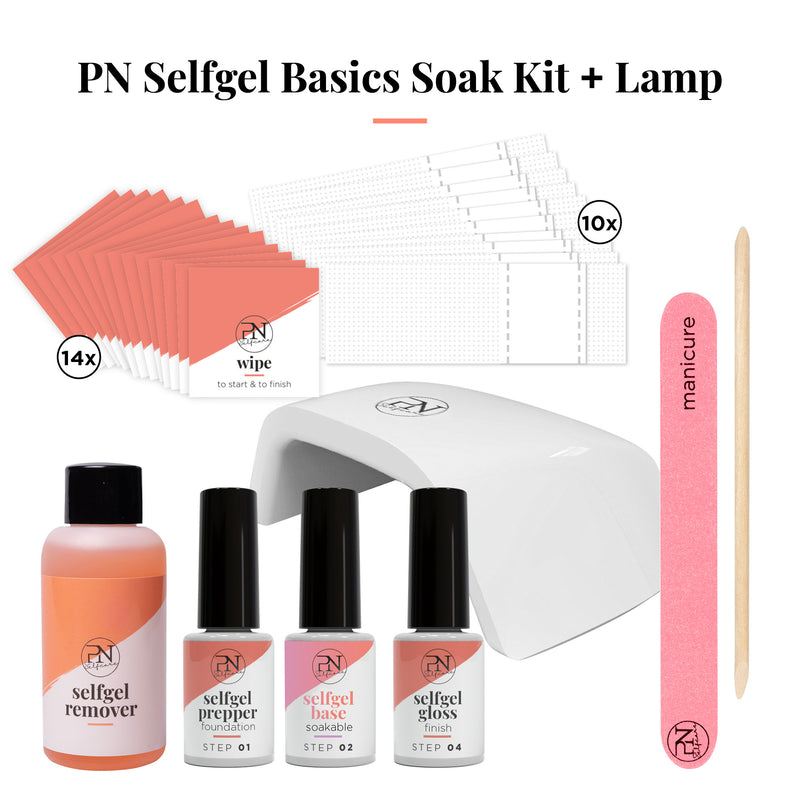 PN Selfgel Basics Soak Kit + Lamp