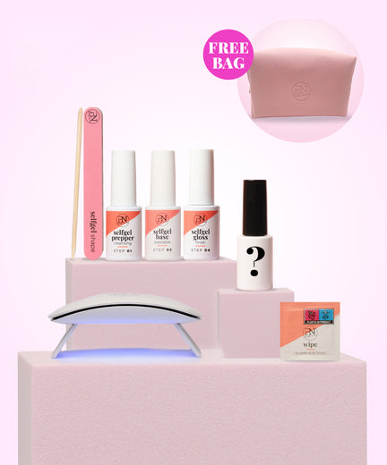 Peel & Go Starter Kit + Kleur naar keuze + Roze Toilettas Cadeau
