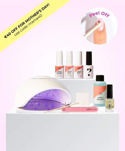 Gel Polish Peel Off Starter Kit Choose your Colour  + PREMIUM Led lamp + Free Cuticle Oil
