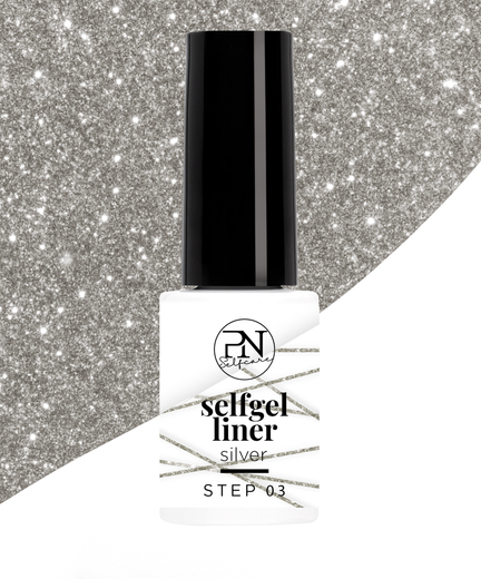 PN Selfgel Nail Art Liner Argenté
