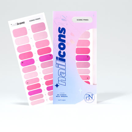 Nail Icons Iconic Pink 24pcs