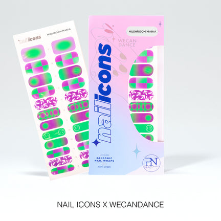 Nail Icons Mushroom Mania 24pcs